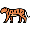 icon for royal bengal tiger paw